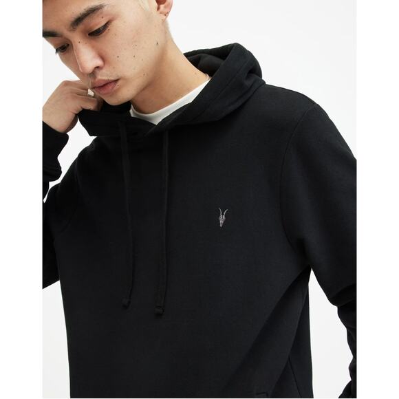 ALL SAINTS Men's Raven Pullover Sweater Black XXL Unisex - Picture 1 of 14